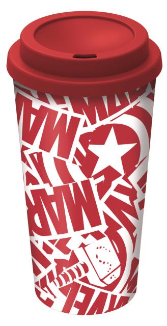 St Vaso Cafe Doble Pared 520 Ml Marvel Avengers