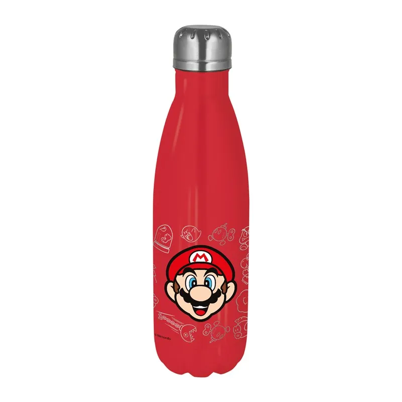 [3581] St Botella Acero Inoxidable 780 Ml Super  Mario Young Adult