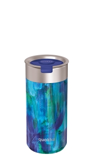 QUOKKA VASO CAFÉ TERMICO A.INOX 400 ML BOOST BLUE PAINT