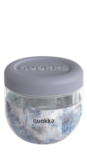QUOKKA RECIPIENTE COMIDA MS 770 ML BUBBLE ZEN FUNDA SILICONA