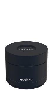 QUOKKA RECIPIENTE COMIDA TERMICO A.INOX 360 ML WHIM BLACK