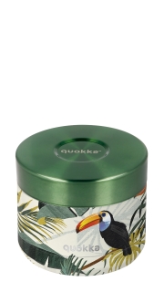 QUOKKA RECIPIENTE COMIDA TERMICO A.INOX 360 ML WHIM TROPICAL