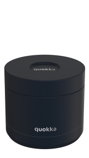 QUOKKA RECIPIENTE COMIDA TERMICO A.INOX 600 ML WHIM BLACK