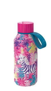 QUOKKA KIDS TERMO A.INOX SOLID 330 ML ZEBRAS COLGADOR