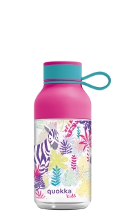 QUOKKA KIDS BOTELLA ECOZEN ICE 430 ML ZEBRAS COLGADOR
