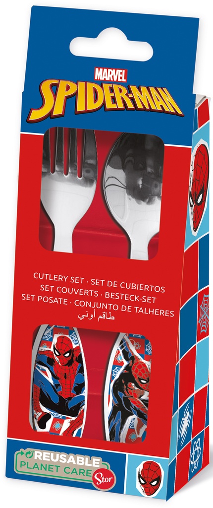 STOR SET 2 CUBIERTOS METALICOS