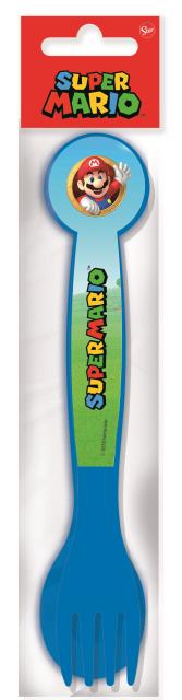 St Set De 2 Cubiertos Pp Super Mario