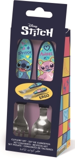 ST SET CUBIERTOS METALICOS 2 UDS STITCH DRAWING