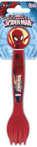 St Set Cubiertos Spiderman