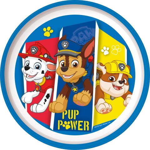 St Plato Antideslizante Premium Bicolor  Paw Patrol Pup Power