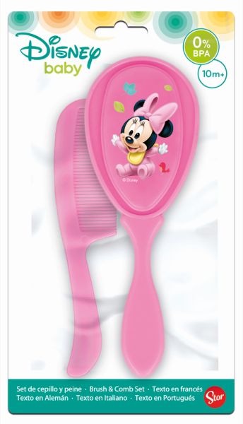 St Set Cepillo Y Peine Disney Minnie