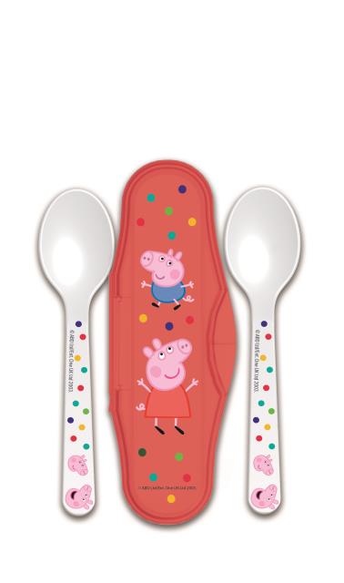 St Estuche Toddler C/2 Cucharas Pp Peppa Pig Little One
