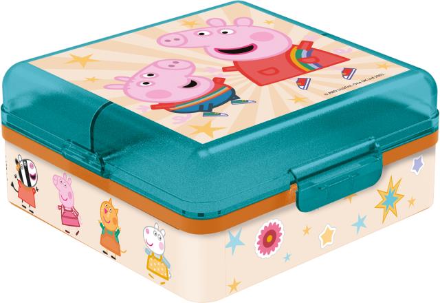 St Sandwich.Multiple Cuadrada Peppa Pig Kindness Counts
