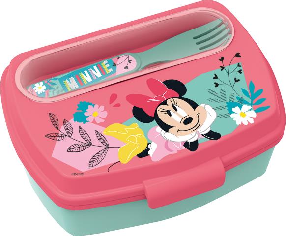 St Sandwich.Rectangular C/Cubiertos  Minnie Mouse Being More Minnie