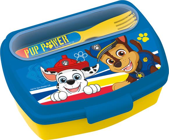 St Sandwich.Rectangular C/Cubiertos Paw Patrol Pup Power