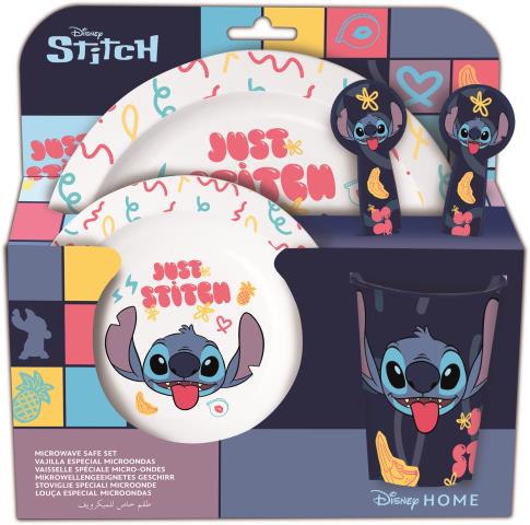 STOR SET MICRO KIDS 5 PCS EN ESTUCHE STITCH