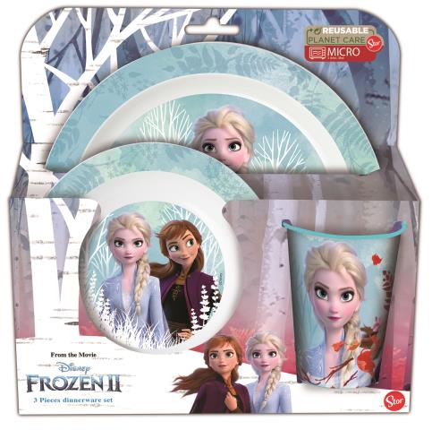 St Set Micro 3 Pcs Frozen Ii Blue Forest