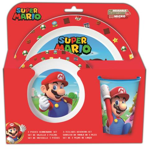 St Set Micro 3 Pcs Supper Mario