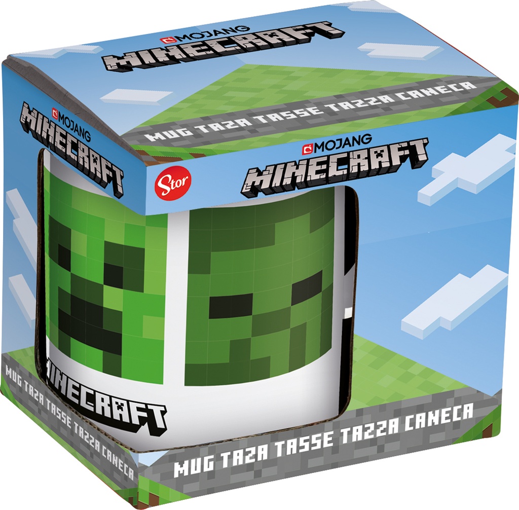 St Taza Ceramica 325 Ml En Caja Regalo  Minecraft Young Adult