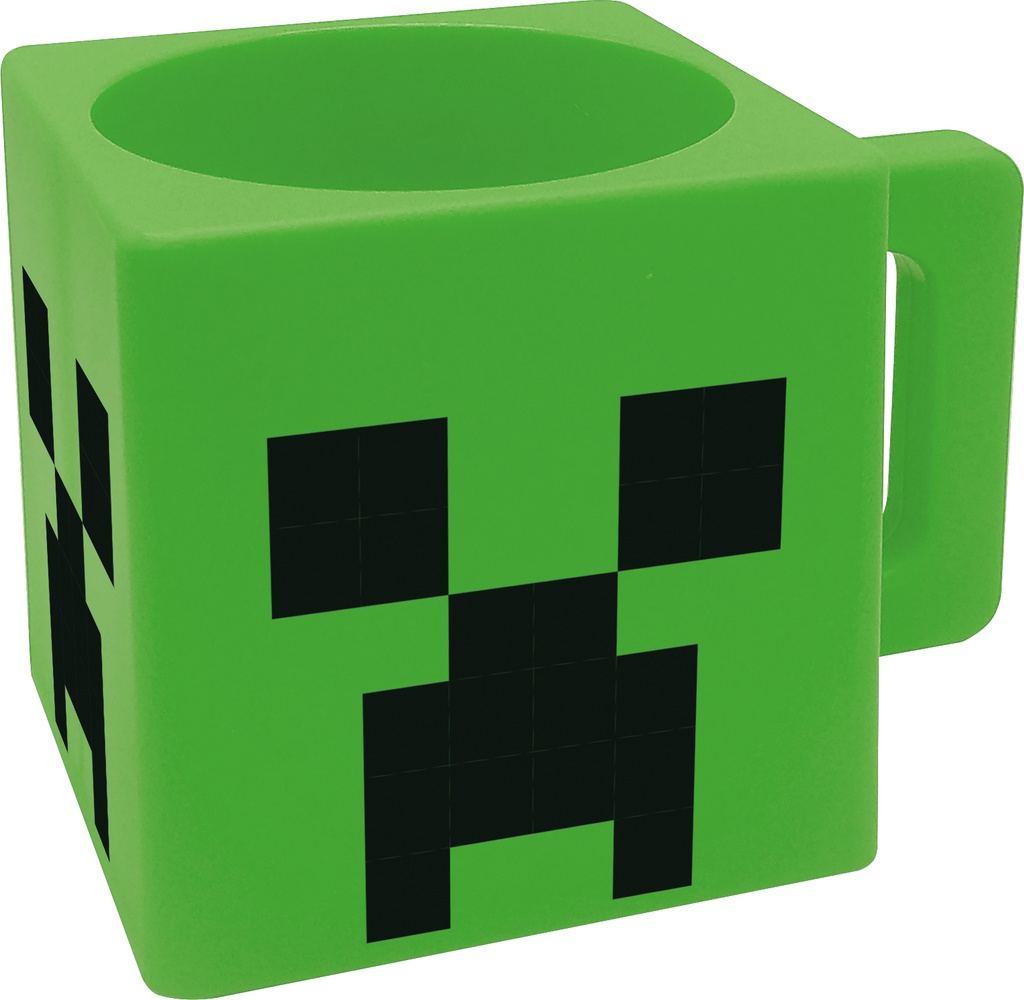 St Taza Cuadrada Pp 290 Ml Minecraft Creeper
