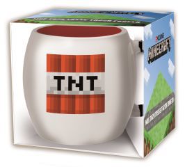 St Taza Ceram.Globe 380 Ml En Caja Regalo Minecraft