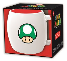 St Taza Ceramica Globe 380 Ml. Super  Mario En Caja Regalo