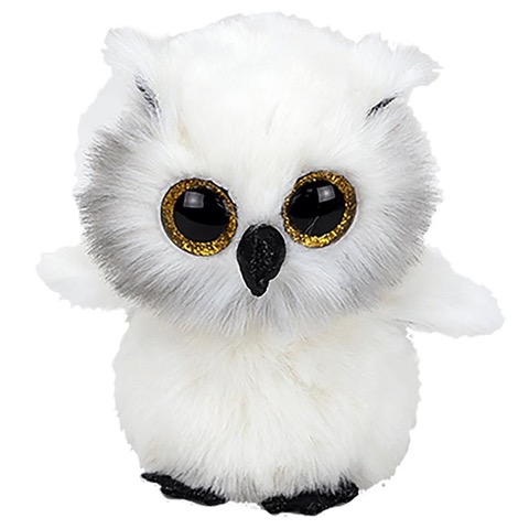 B.BOO AUSTIN - WHITE OWL 15CM