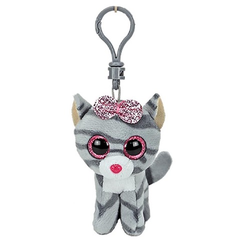 CLIP KIKI GREY CAT 10CM