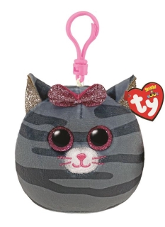 SQUISH CLIP KIKI GRAY CAT 9CM