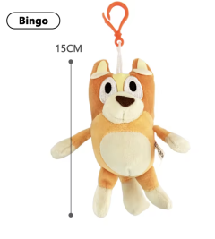PELUCHE BINGO, LLAVERO 15 CM