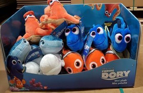 Felpa Dory (12pcs) 15cm 5ass Disney
