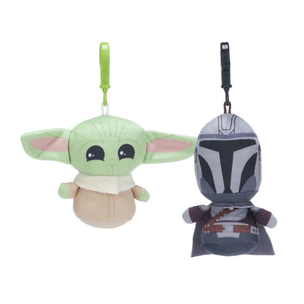 LLAVERO CLIP ON MANDALORIAN Y AMIGO 9CM BUDDIES