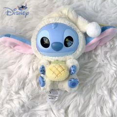 LABUBU EDICIÓN STITCH BLANCO/BEIGE 12 CM