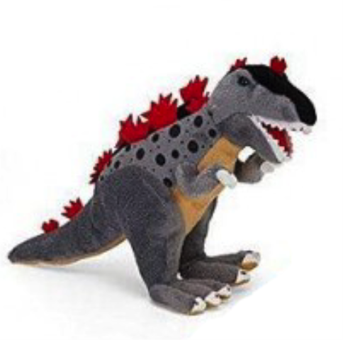 DINOSAURIO 4ASS GRIS Y ROJO