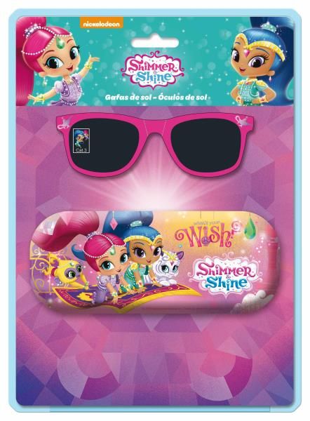 Gafas de sol+funda metálica en blister Shimmer
