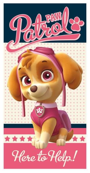 TOALLA 70X140CM. PAW CHICA 2017