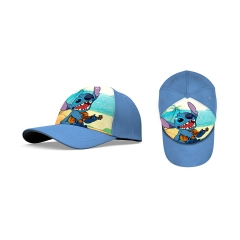 GORRA T.52 CM. STITCH AZUL. POLIESTER.