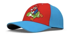 GORRA T.54 CM. S.MARIO ROJO. POLIESTER