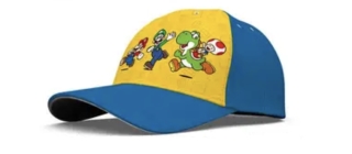 GORRA T.52 CM. S.MARIO AMARILLA. POLIESTER