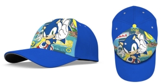 GORRA SONIC AZUL T.54 CM. POLIESTER