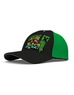 GORRA MINECRAFT V.OSCURO T.54 CM. POLIESTER.