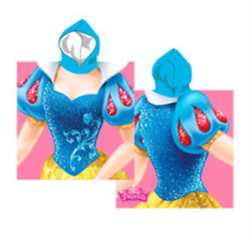PONCHO PLAYA BLANCANIEVES