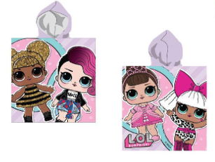 PONCHO PLAYA LOL 70*140 ROSA