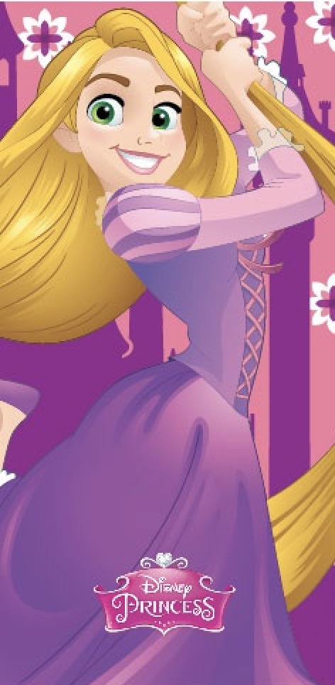 TOALLA PLAYA MICRO PRINCESA RAPUNZEL