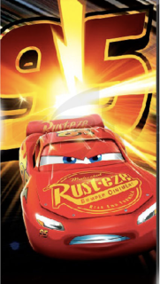TOALLA PLAYA CARS 95