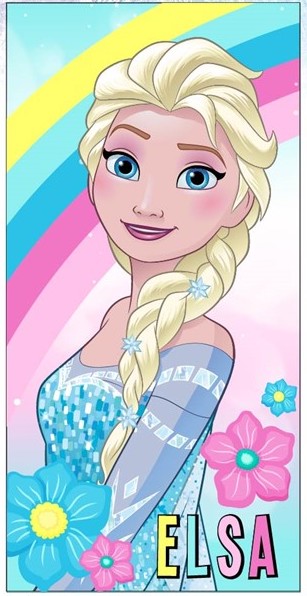 TOALLA PLAYA MICRO NIÑA FROZEN 6225
