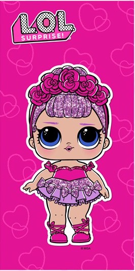 TOALLA PLAYA MICRO NIÑA L.O.L. EX 52 47 023
