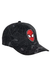 GORRA SPIDERMAN NEGRA T.54CM