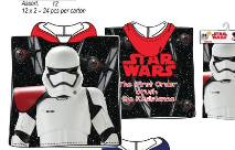 PONCHO MICROFIBRAS STAR WARS ROJO SUN CITY