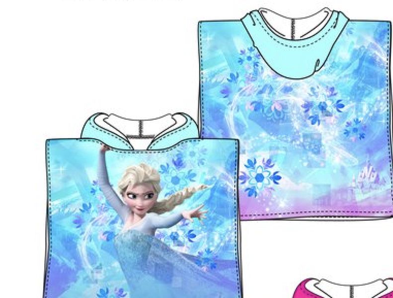 PONCHO PLAYA MICROFIBRA ELSA HIELO